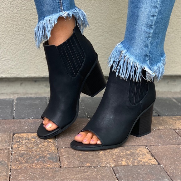 Women's Ankle Block Heel Boots